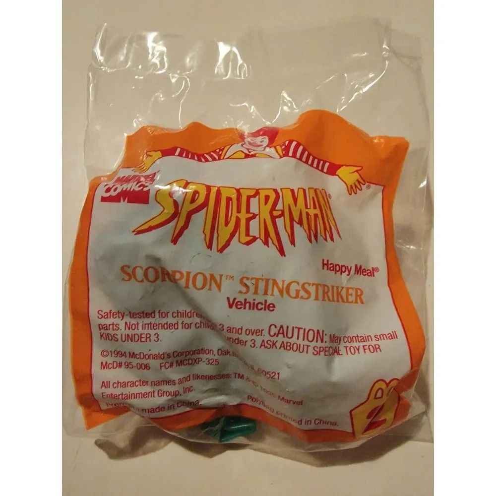 McDonald's Spider-man Scorpion Stingstriker Vehicle Happy Meal Toy #2 New Marvel